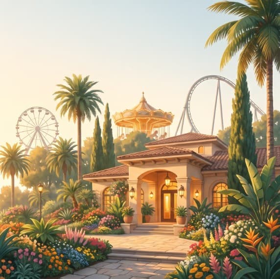 Theme park hotels